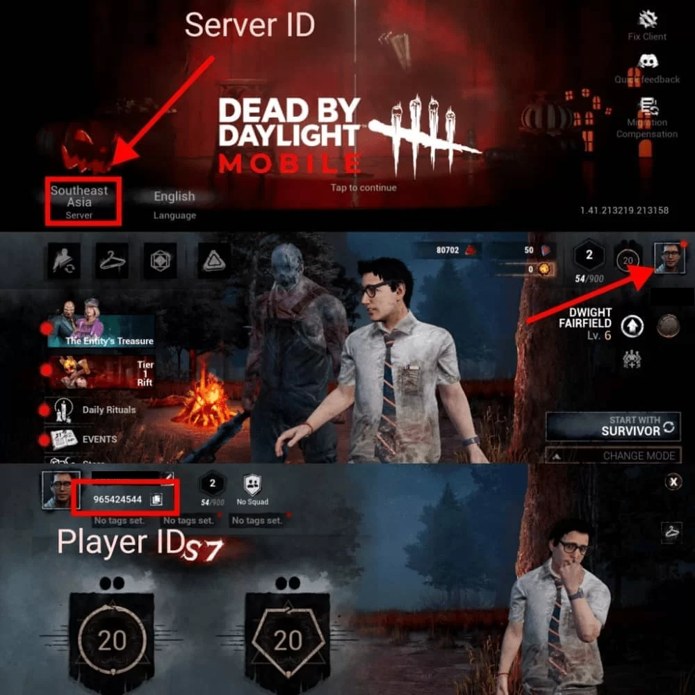 UID Server Dead by Daylight Mobile Mobile