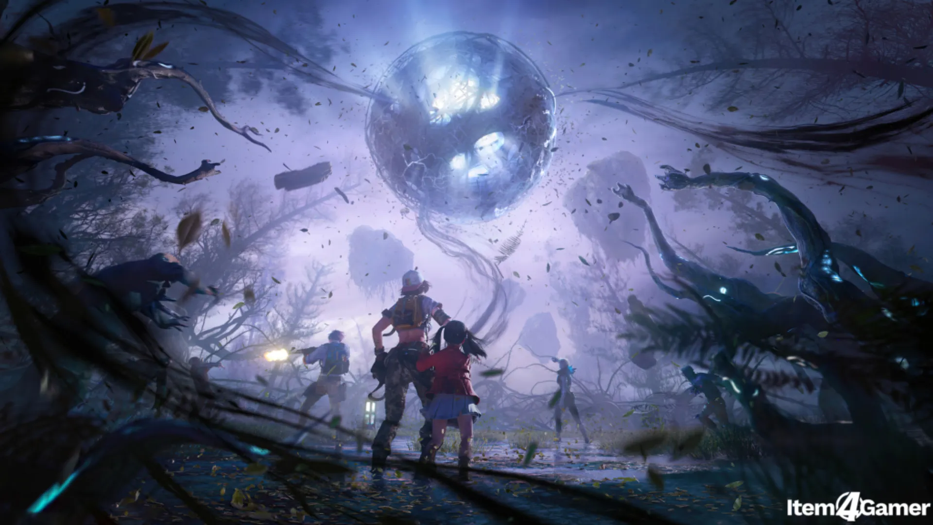 Characters from LifeAfter showcasing powerful gear and exclusive outfits in a post-apocalyptic world.
