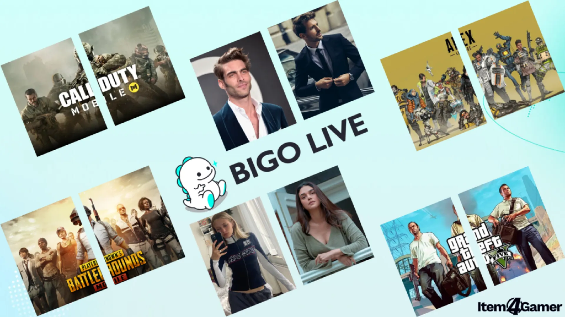 Bigo Live Gift Cards for unlocking exclusive gear, virtual items, and special rewards in the Bigo Live streaming platform.