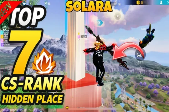 Hidden Place solara map free fire