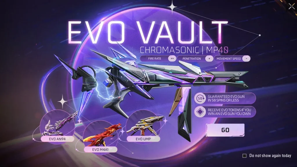 Evo Guns free fire