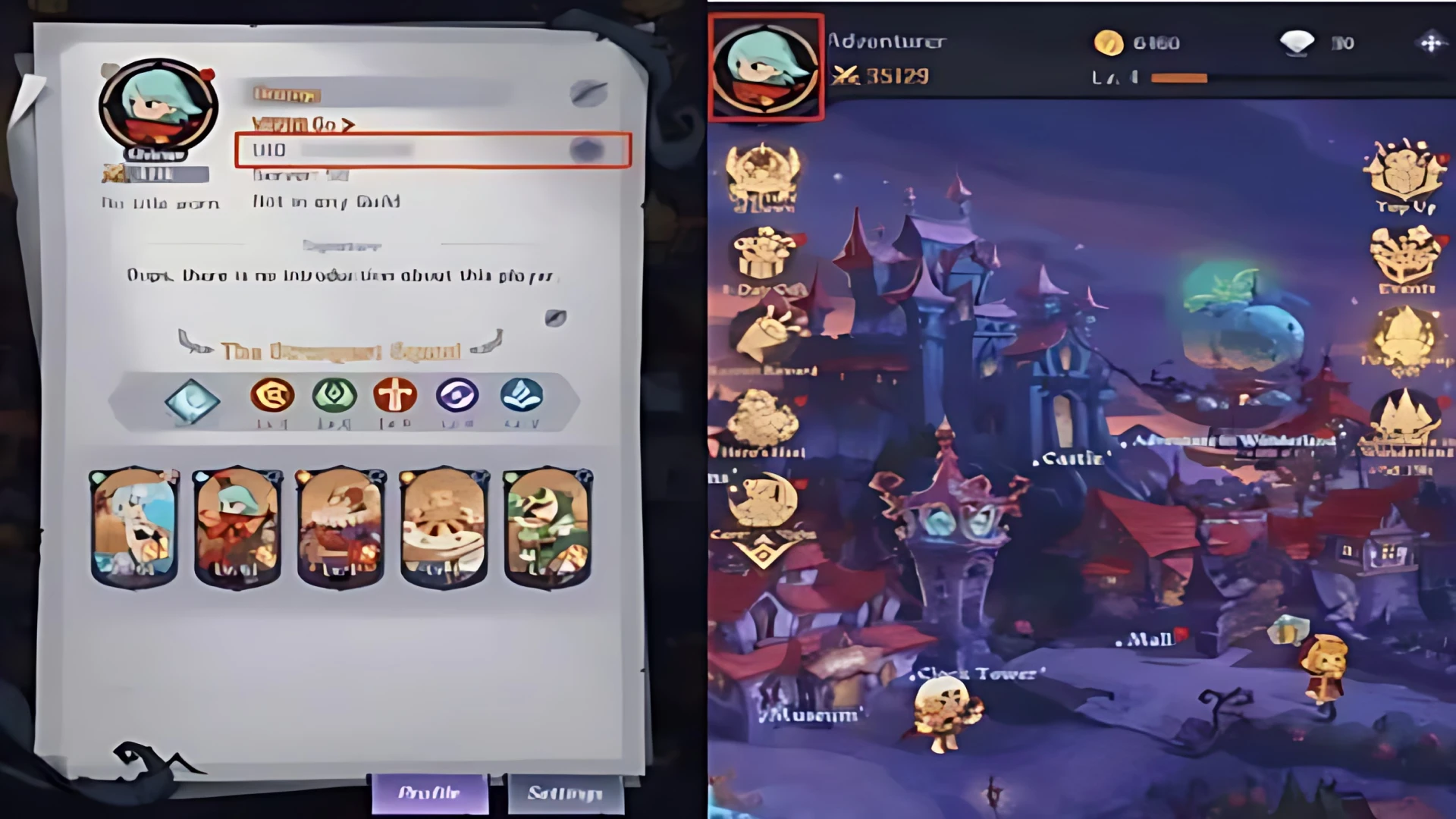 find uid in madtale idle rpg