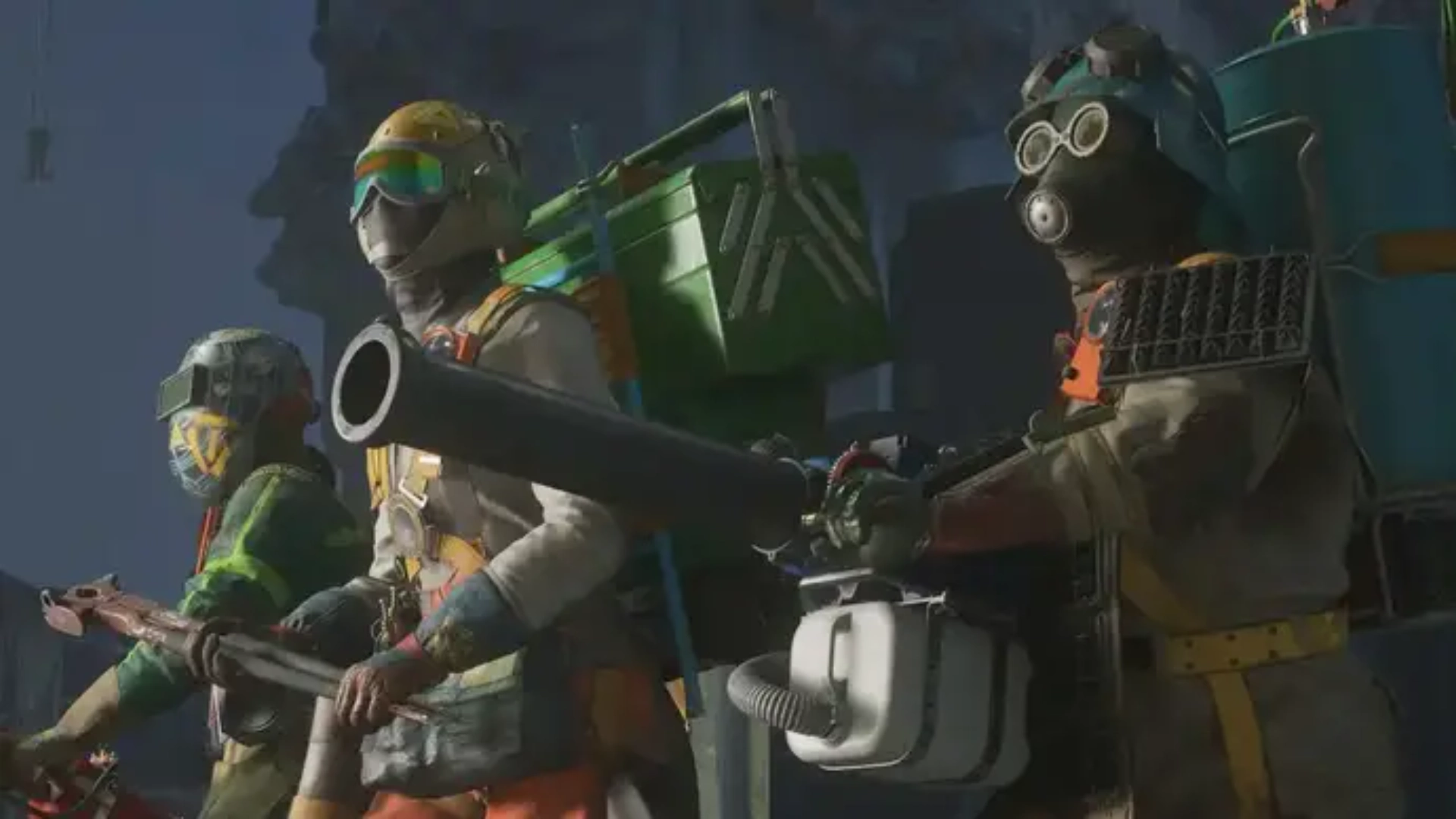 A trio of characters ready to head into the fray in FBC: Firebreak