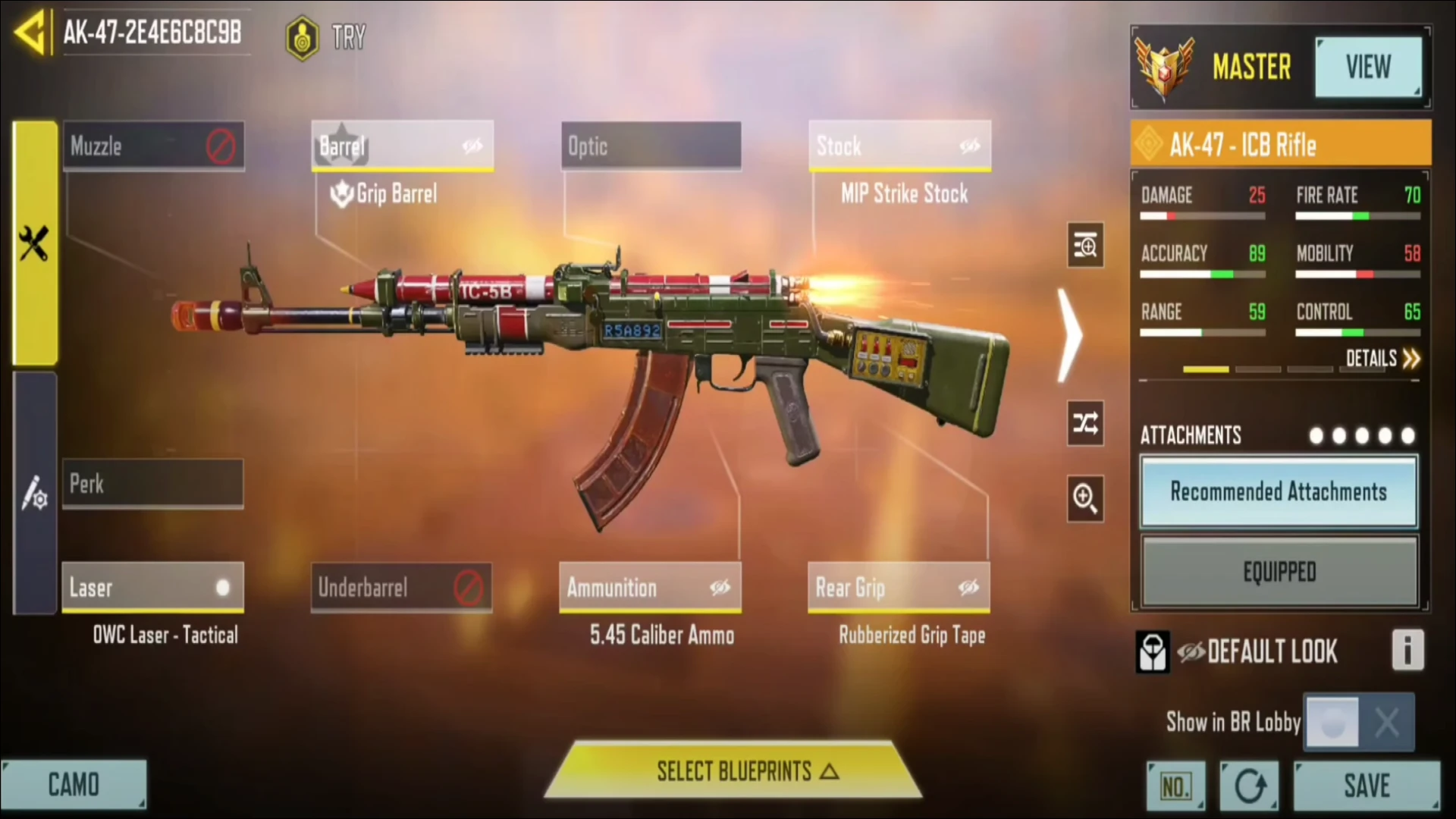 AK-47 Aggressive Loadout in CODM