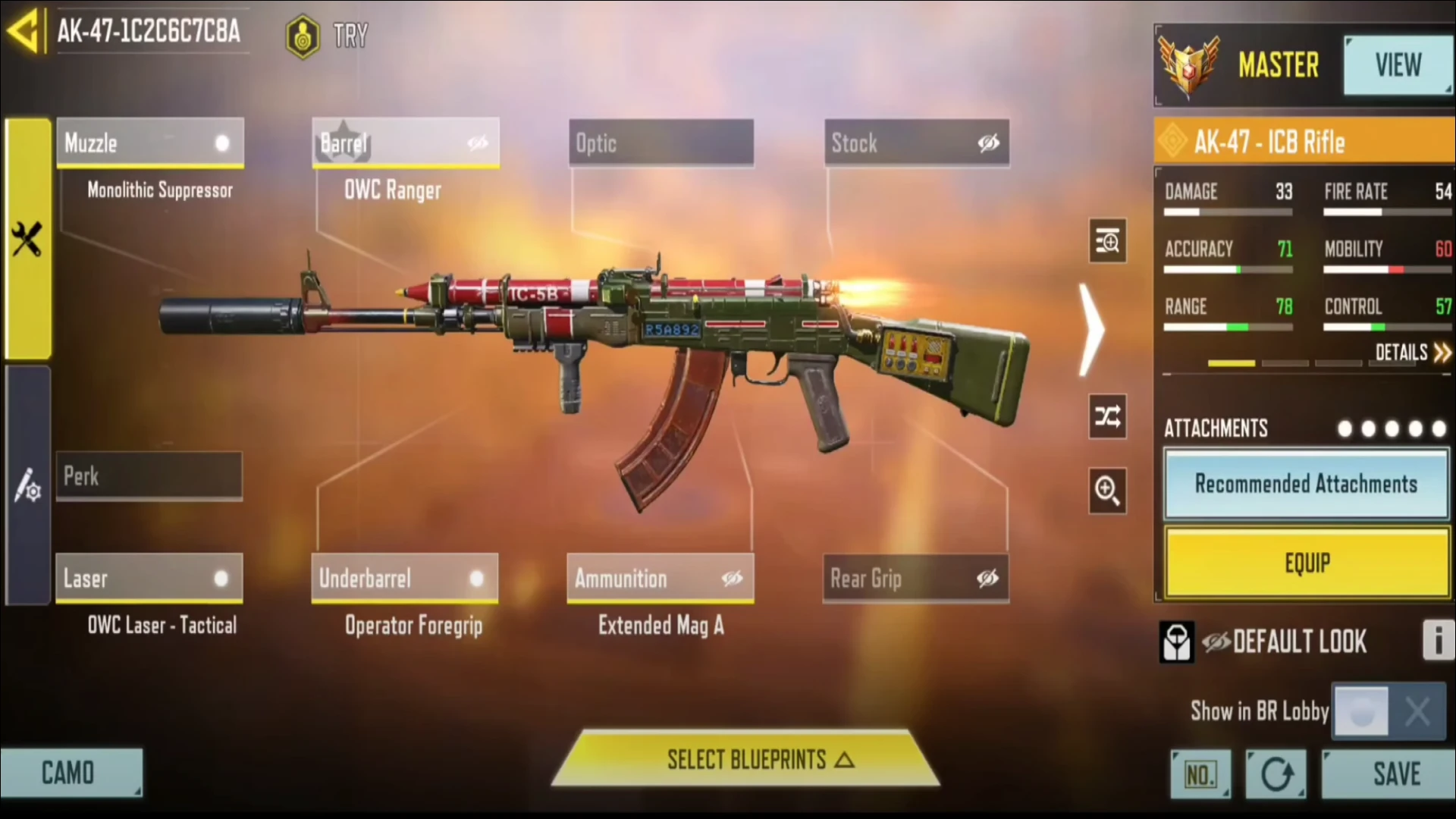 AK-47 Stealth Loadout in CODM
