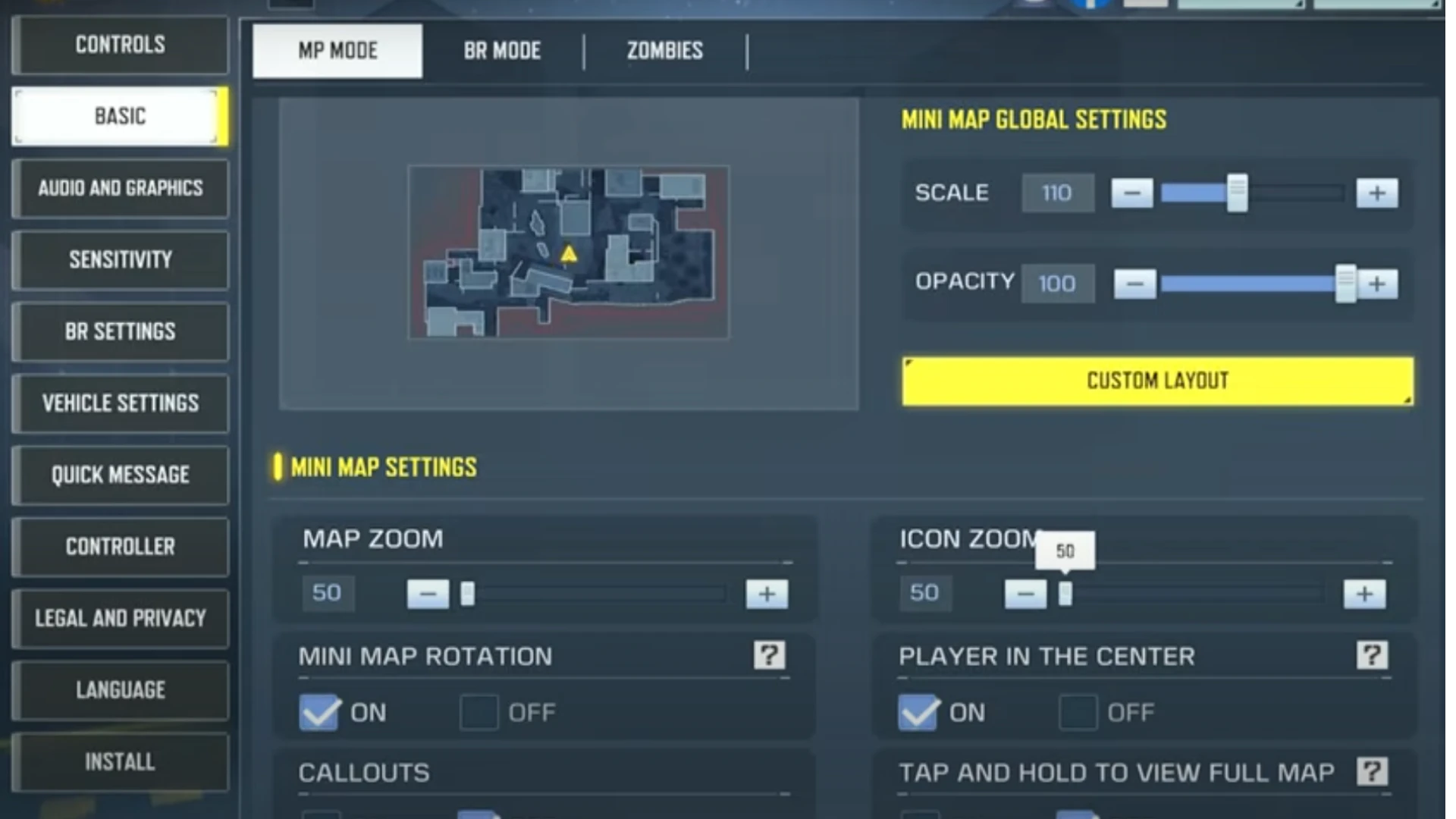 Best sensivity Settings CODM - mp mode