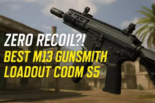 Zero Recoil?! Best M13 Gunsmith Loadout CODM S5