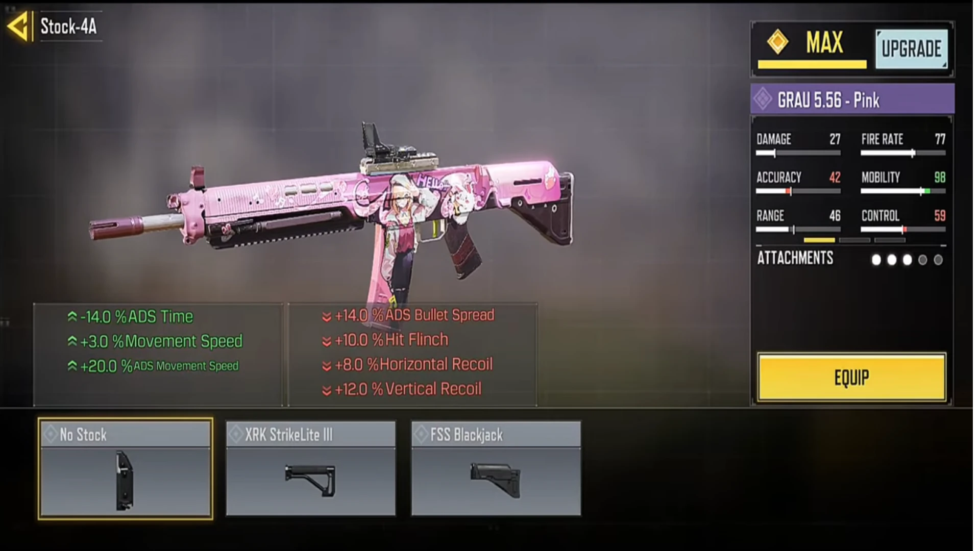 Grau 5.56 Gunsmith CODM Season 5 - no stock