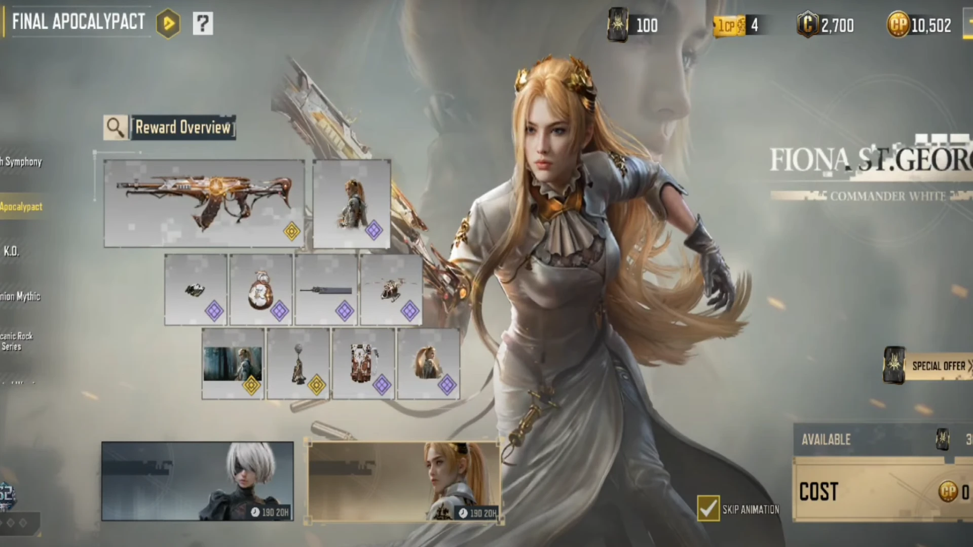 NieR Event in Call of Duty Mobile fiona