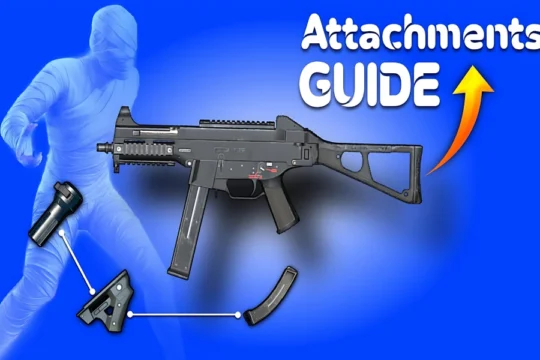 UMP attachment guide pubg mobile