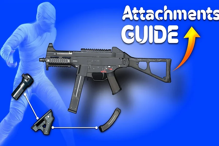 UMP attachment guide pubg mobile