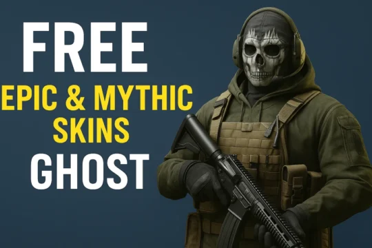 free epic mythic skins ghost codm