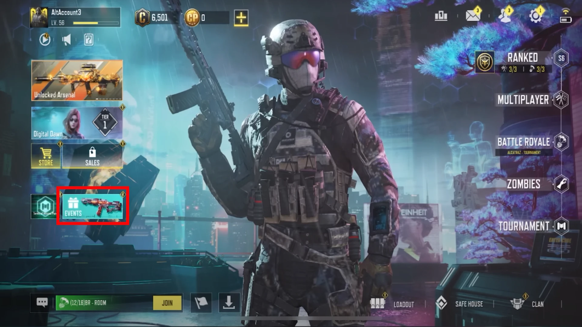 free skins codm events