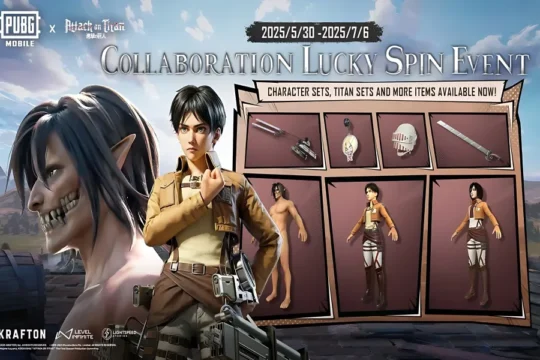 Ready for PUBG Mobile x Attack on Titan? Your Reward Guide