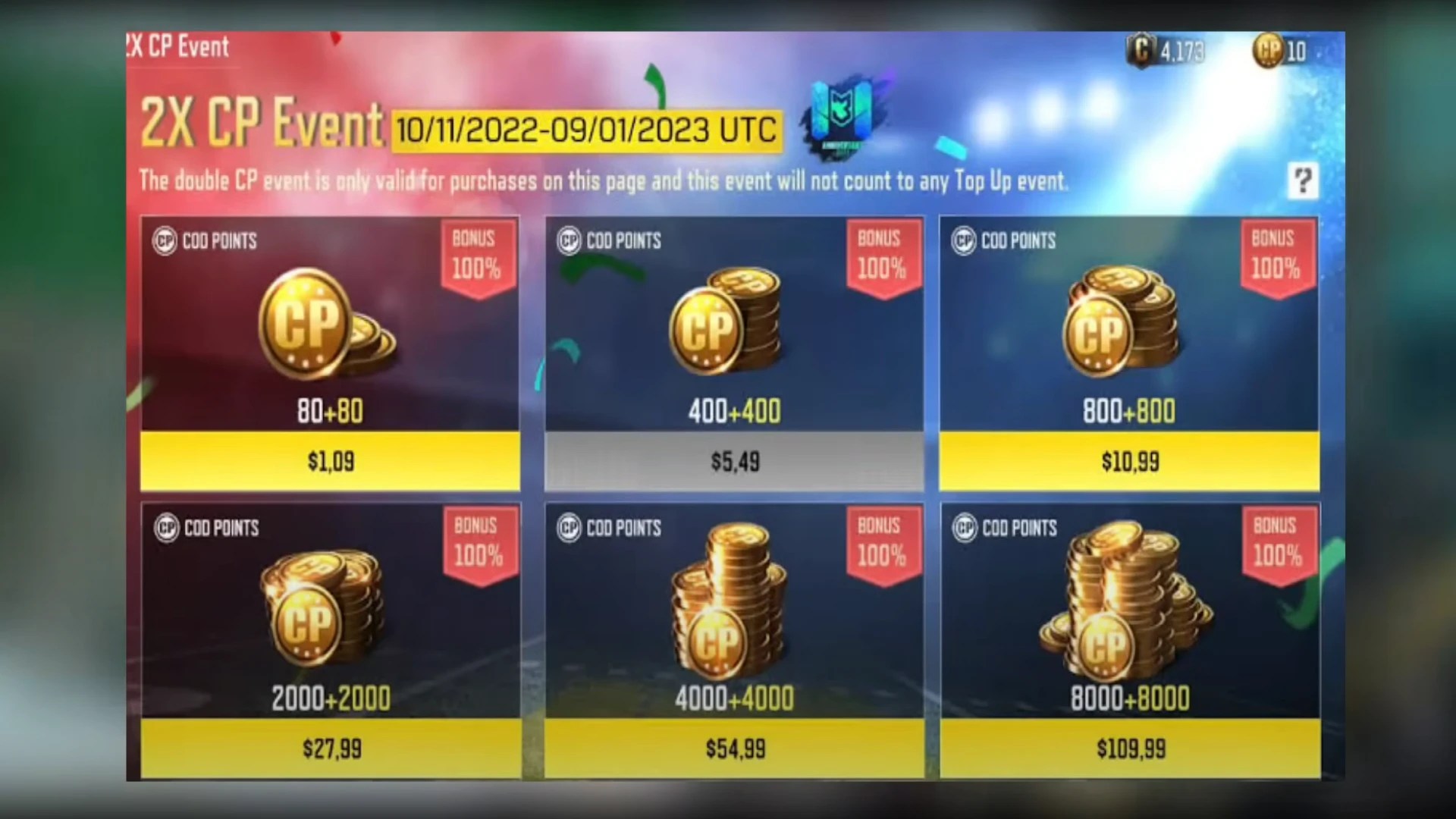 season 7 codm - 2x cp event