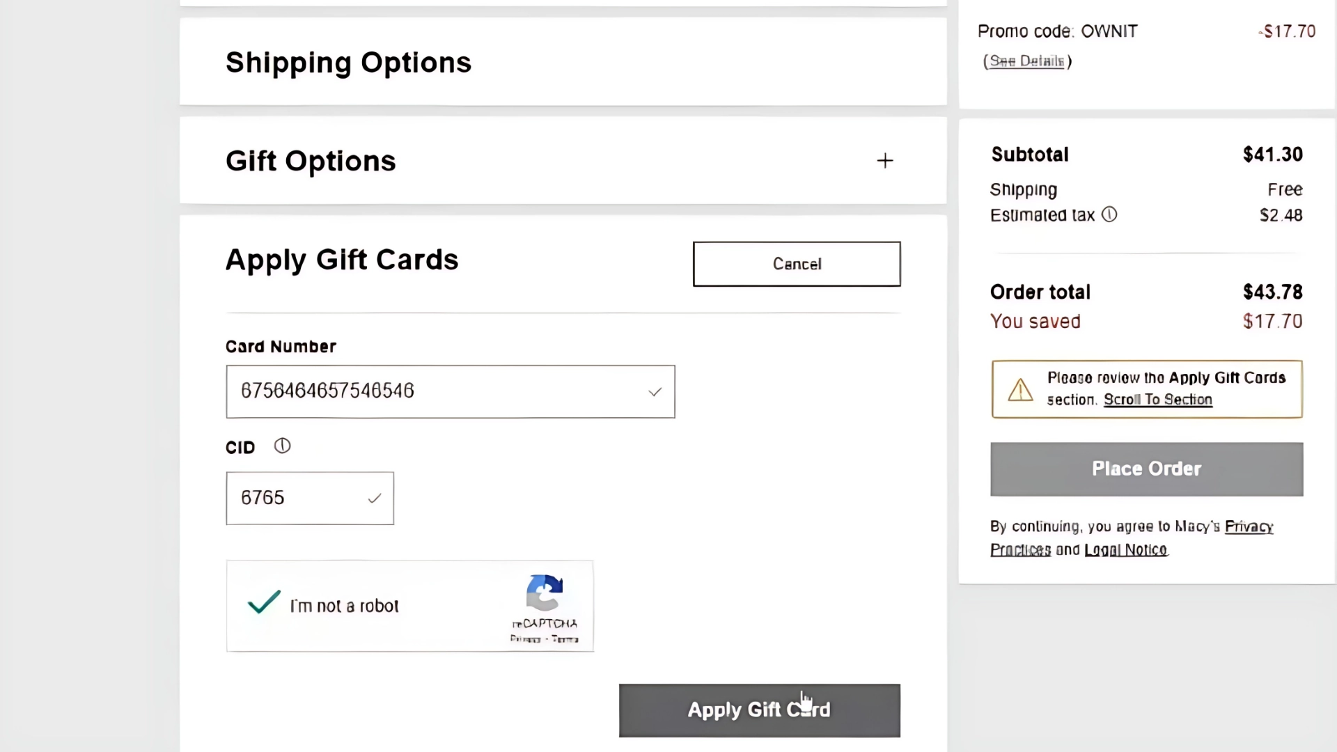 How to Redeem Macy’s E-Gift Card