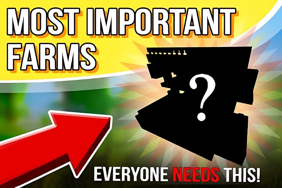 4 Essential Farms You Should Build at the Start of Minecraft!