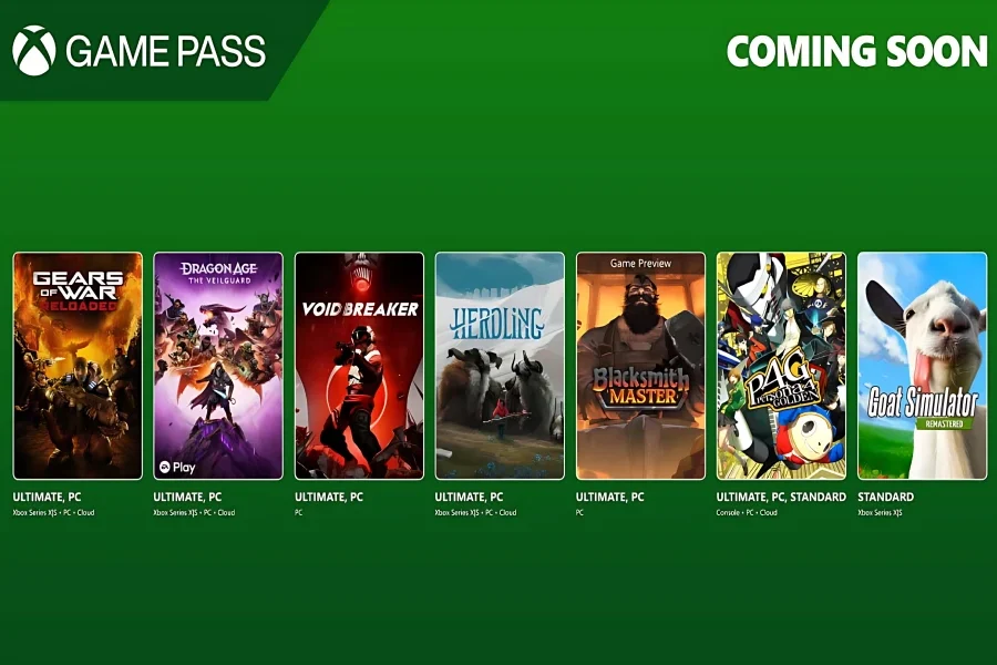 New Xbox Game Pass Titles for Late August 2025