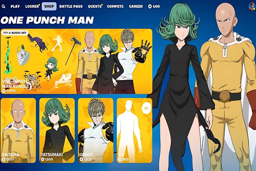 Fortnite X One Punch Man New Update: Leaks, Skins & Secrets Revealed!