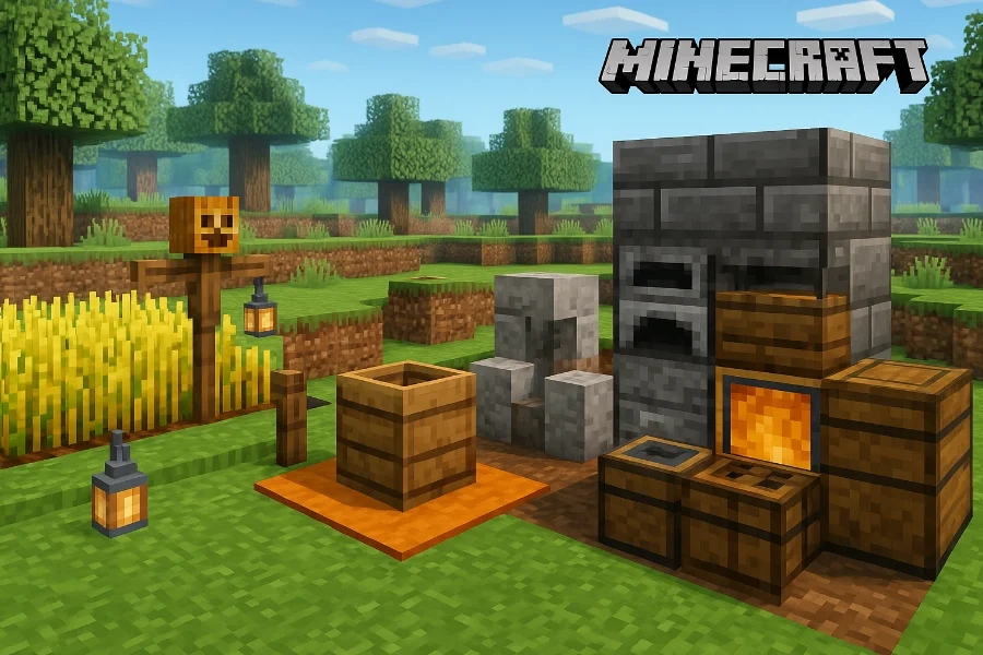 4 Best Minecraft 1.21 Starter Farms | Easy & Aesthetic Builds