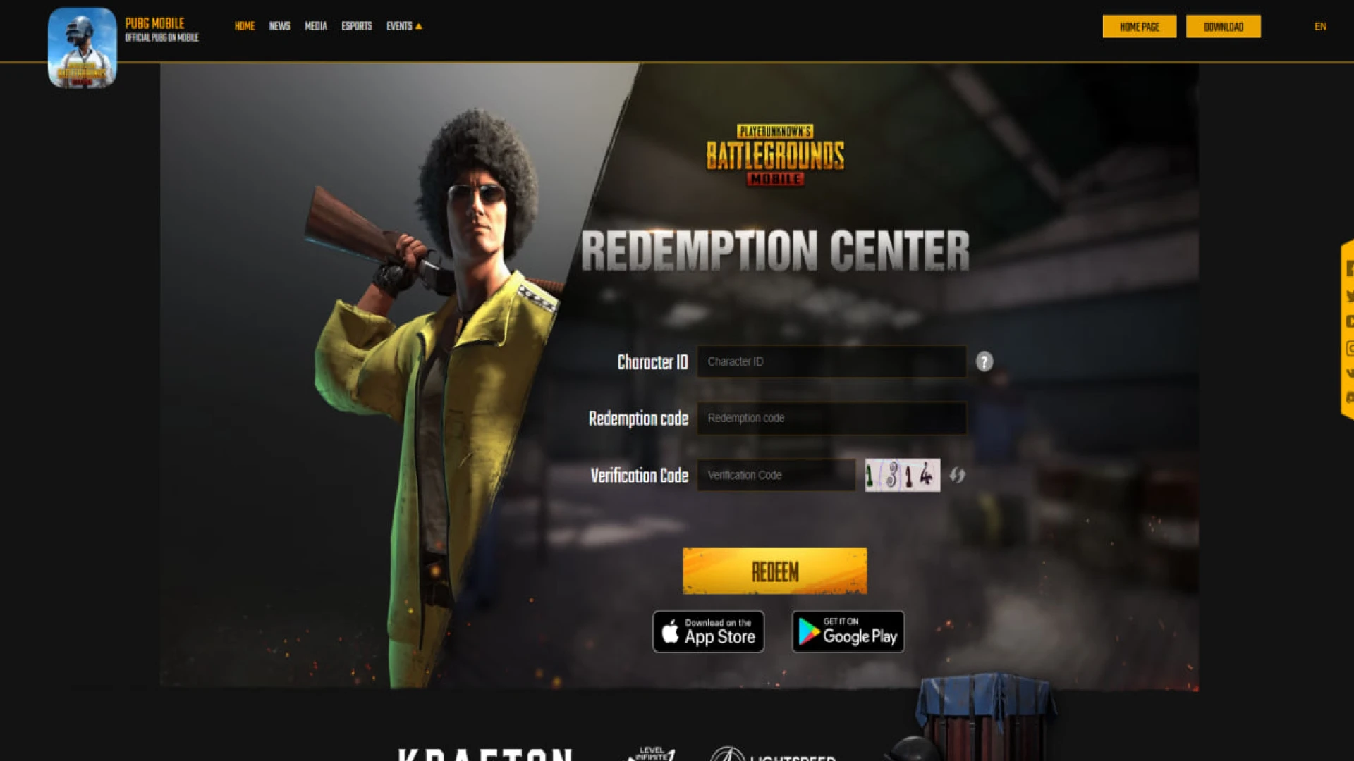 How to redeem pubg mobile code?