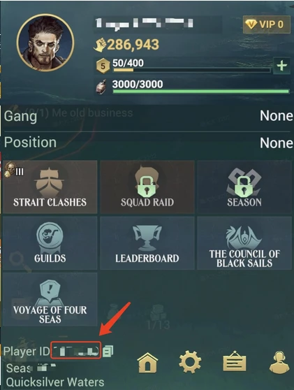 How to find your UID in Sea of Conquest?