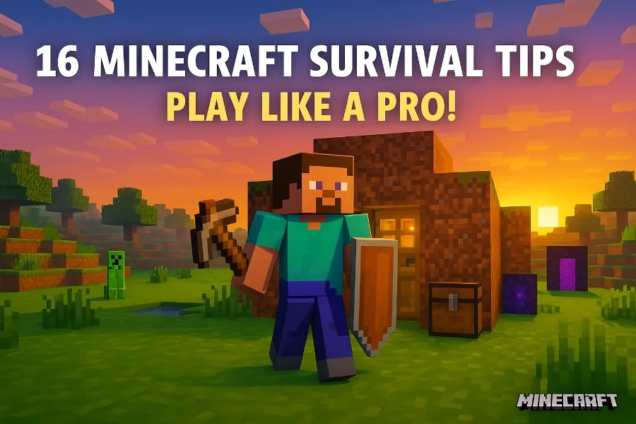 16 Minecraft Survival Tips to Play Like a Pro