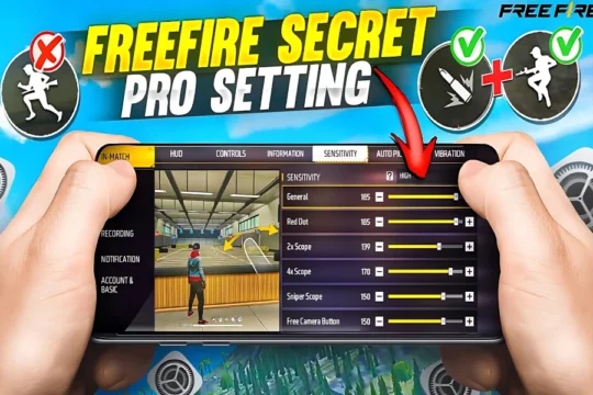 Best Free Fire Sensitivity 2025 + Best Auto Headshot Settings