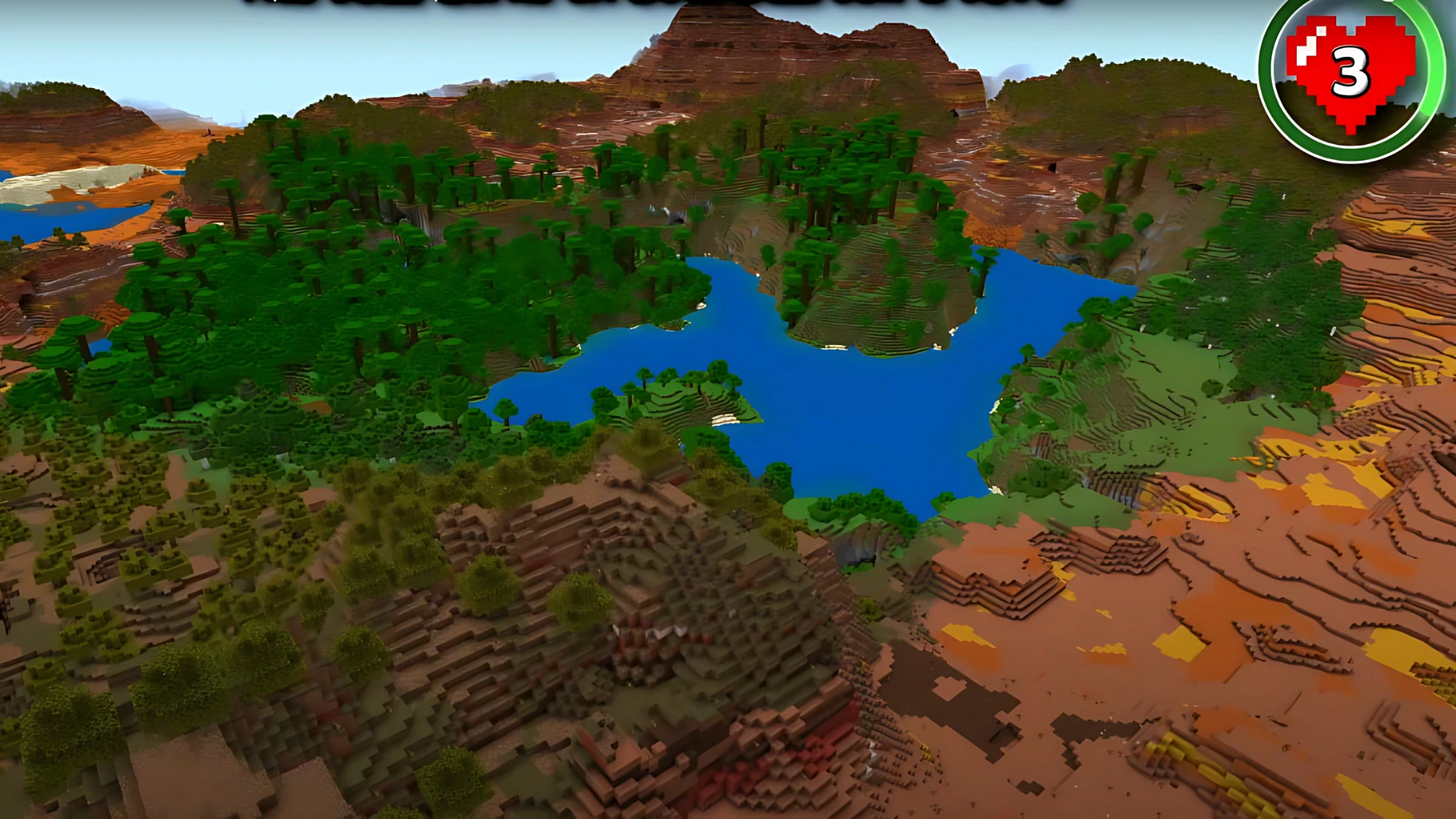 3. Ring Forest in Badlands - New Minecraft Seeds