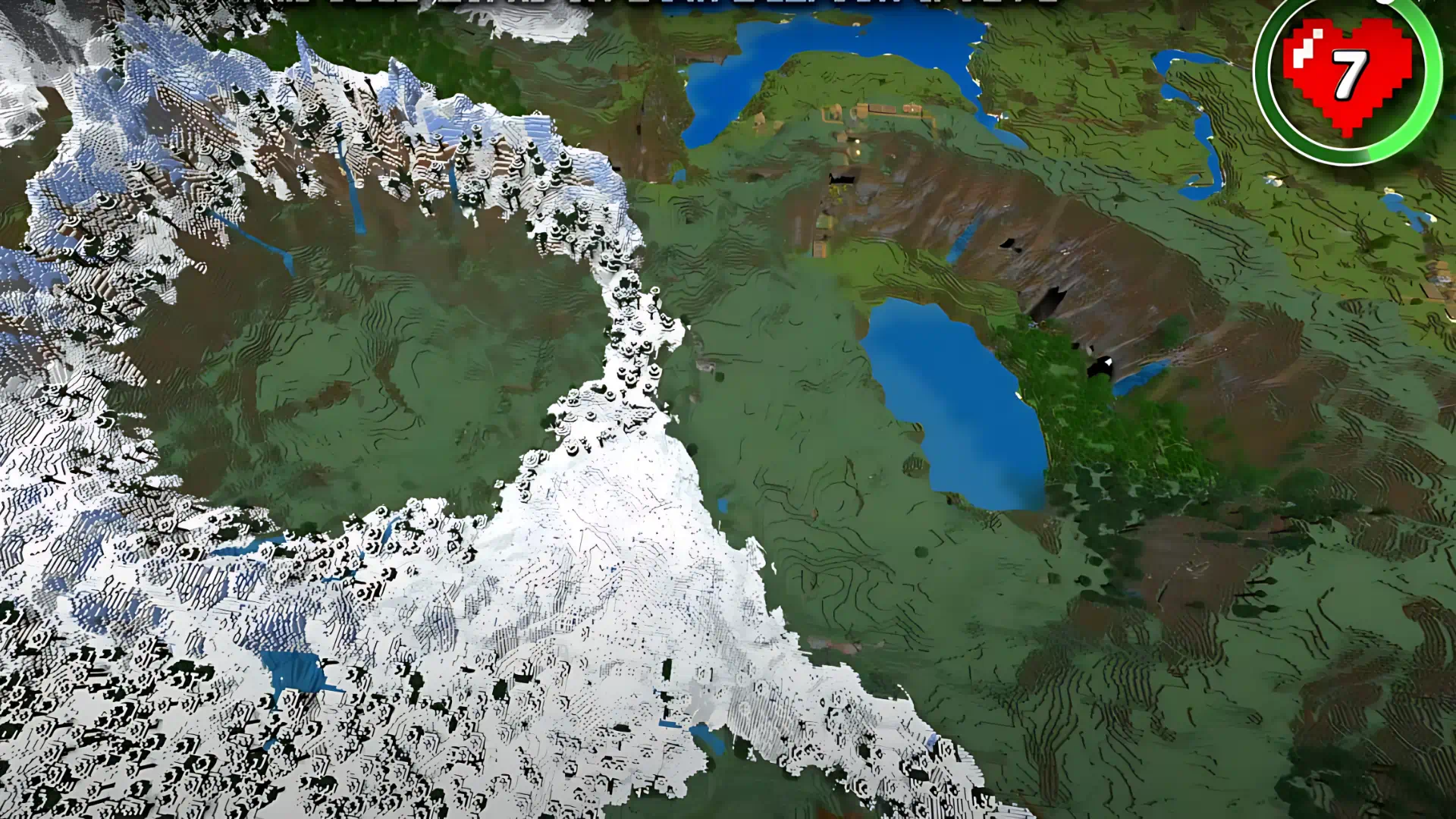 7. Spruce Valley to Endless Plains - New Minecraft Seeds