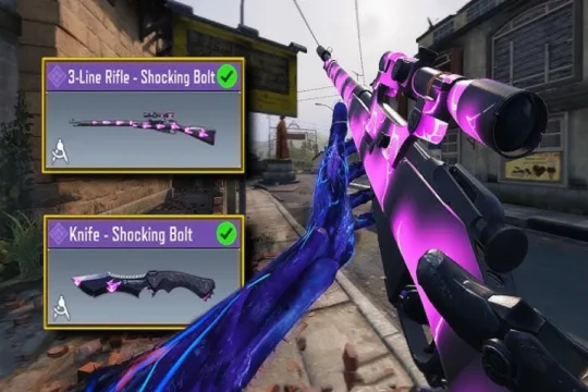 Best Sniper with Free Knife COD Mobile with Shock Bolt Skin