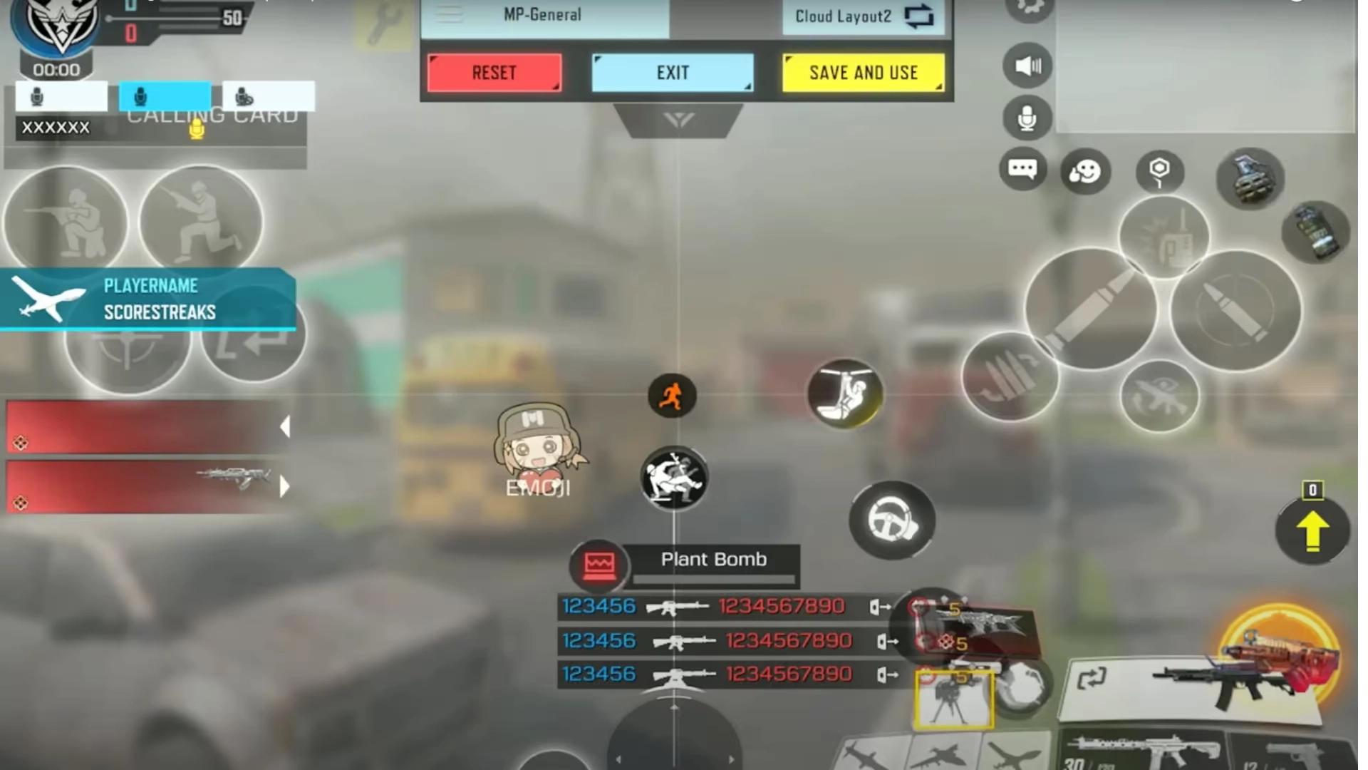 Customizing HUD settings in Call of Duty Mobile with button placement and layout options