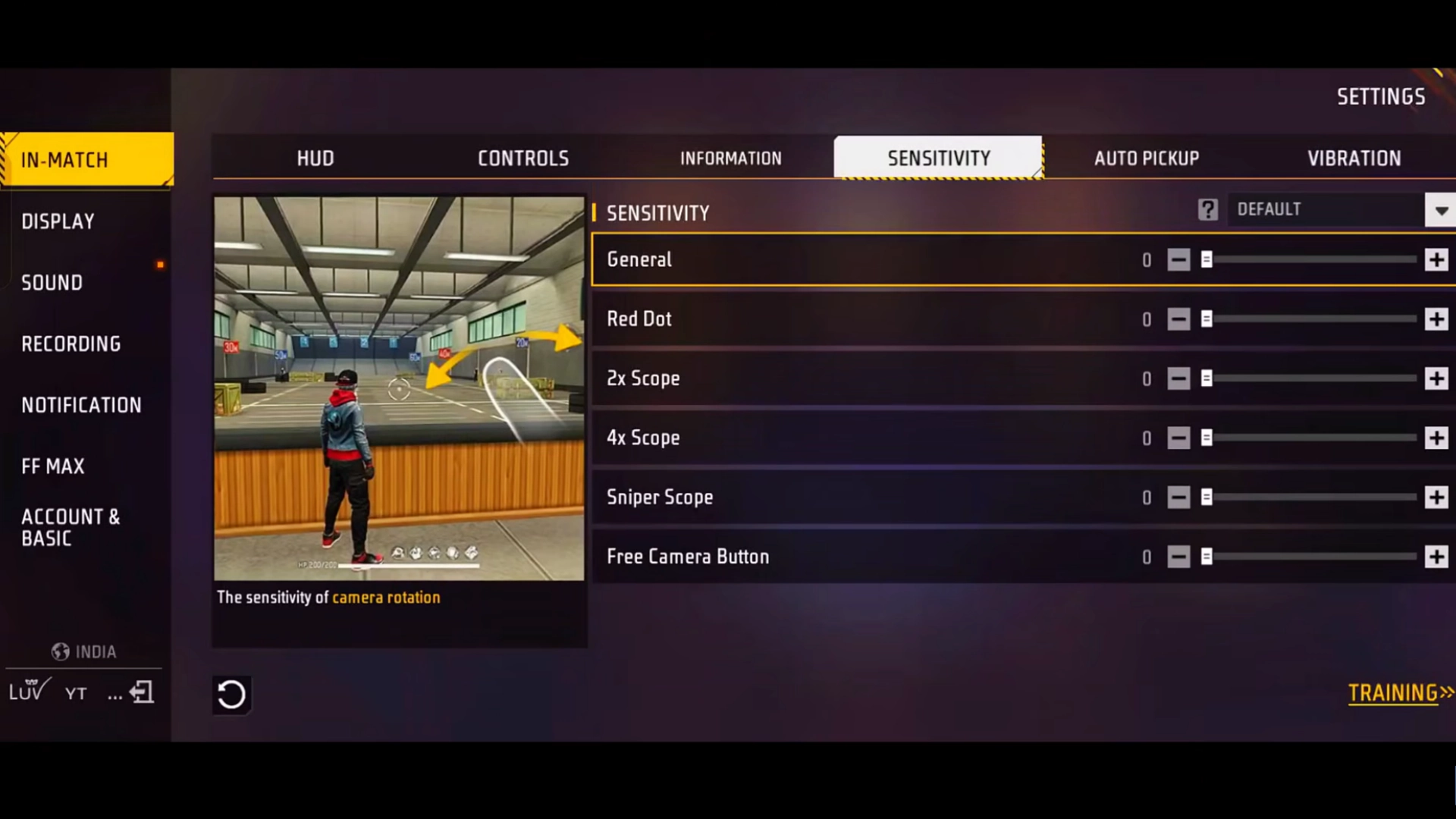 Auto headshot Free Fire