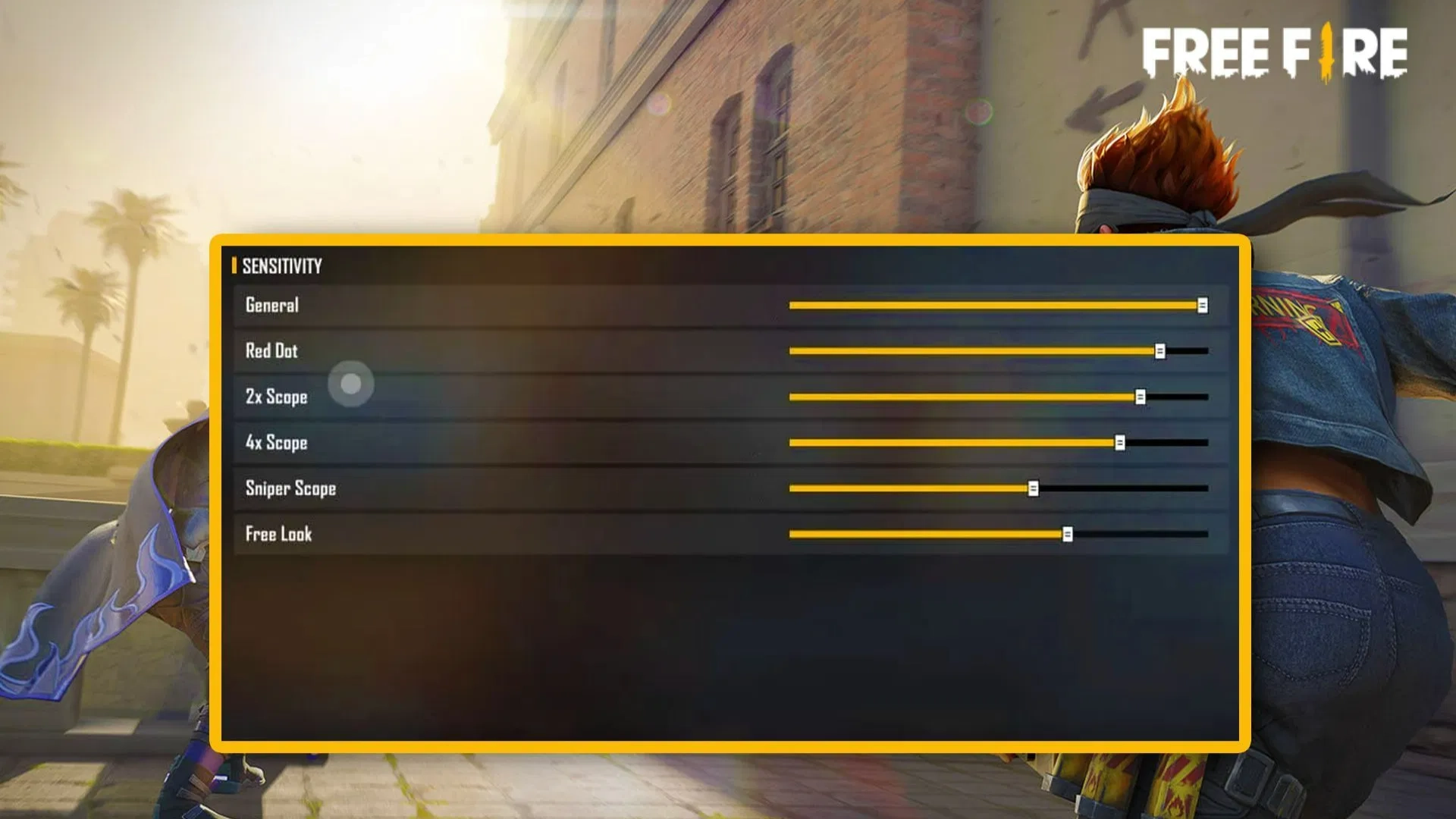 Best sensitivity for Free Fire