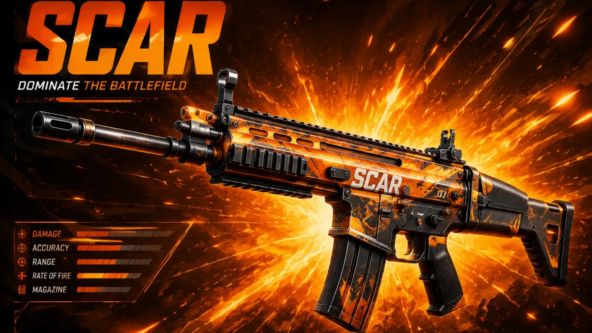 Gun SCAR Free Fire