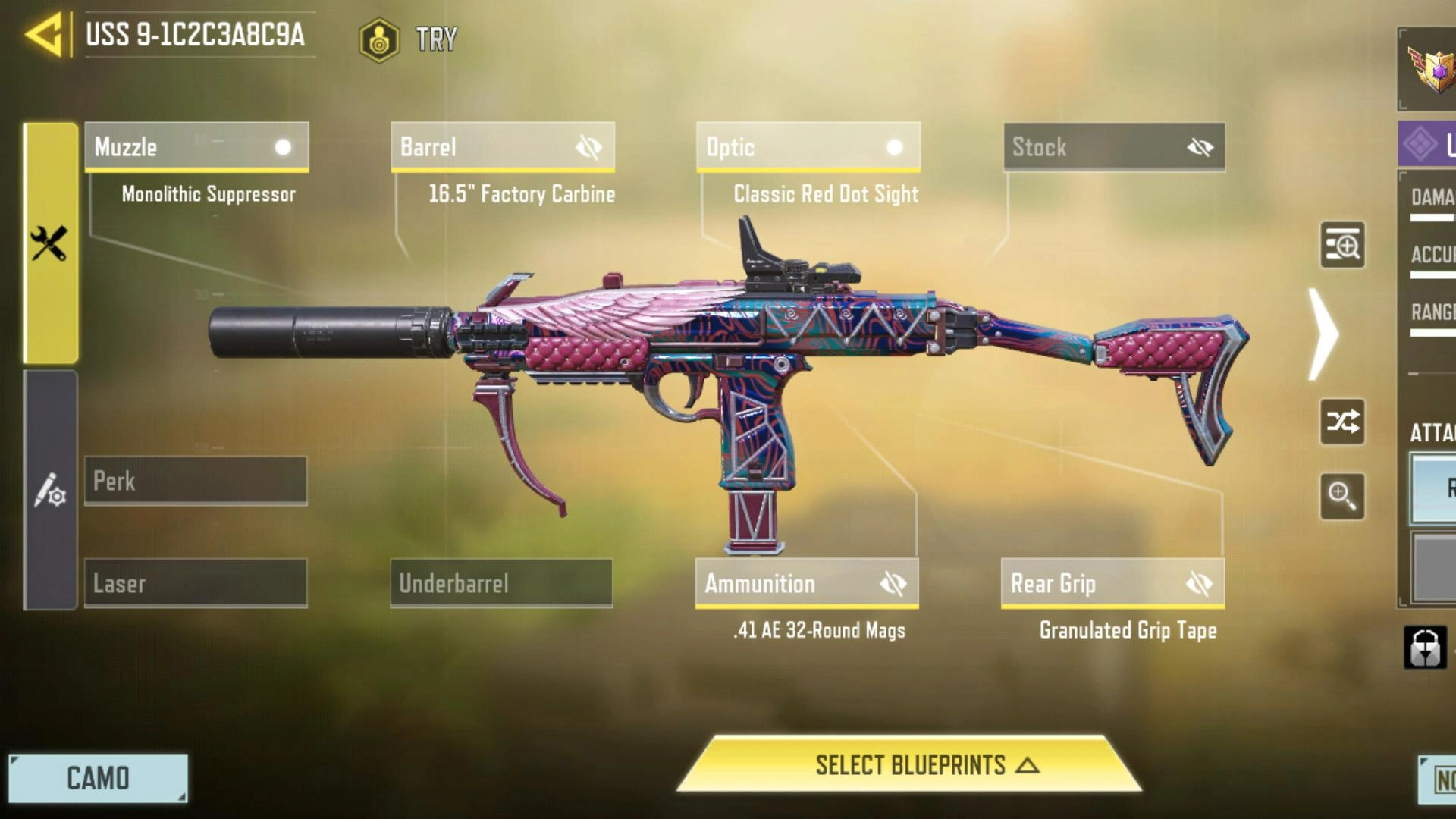 Must-use guns in CoD M USS 9 (SMG)