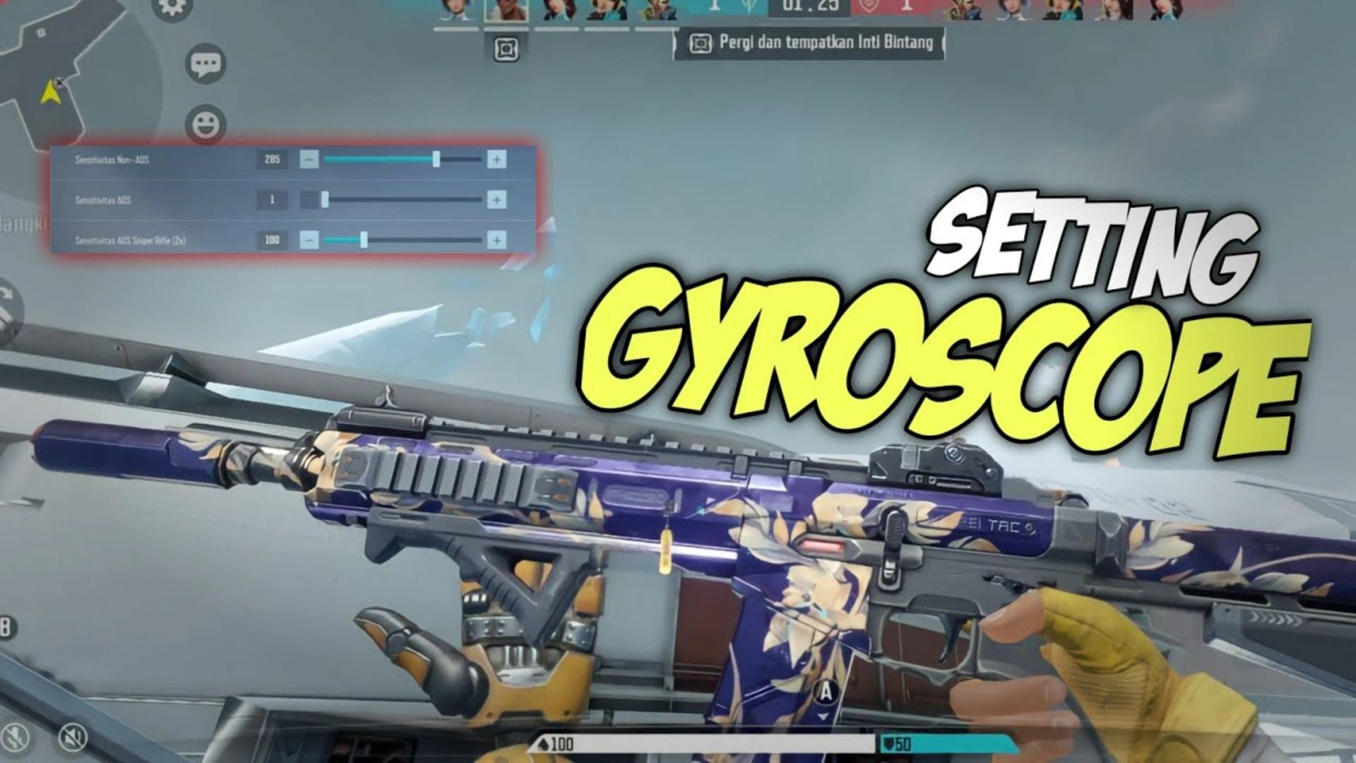 Gyroscope aiming settings for CODM