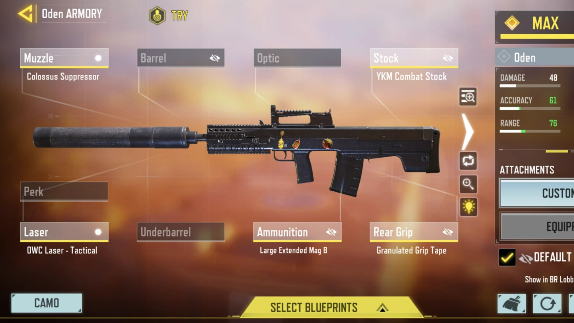 Meta guns for Season 5 oden