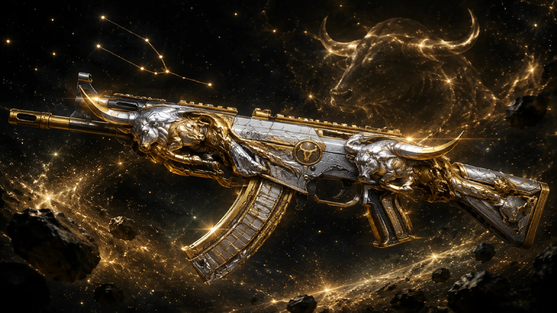 KN44 Earth Charger Taurus assault rifle Zodiac 2 Legendary Guns CODM