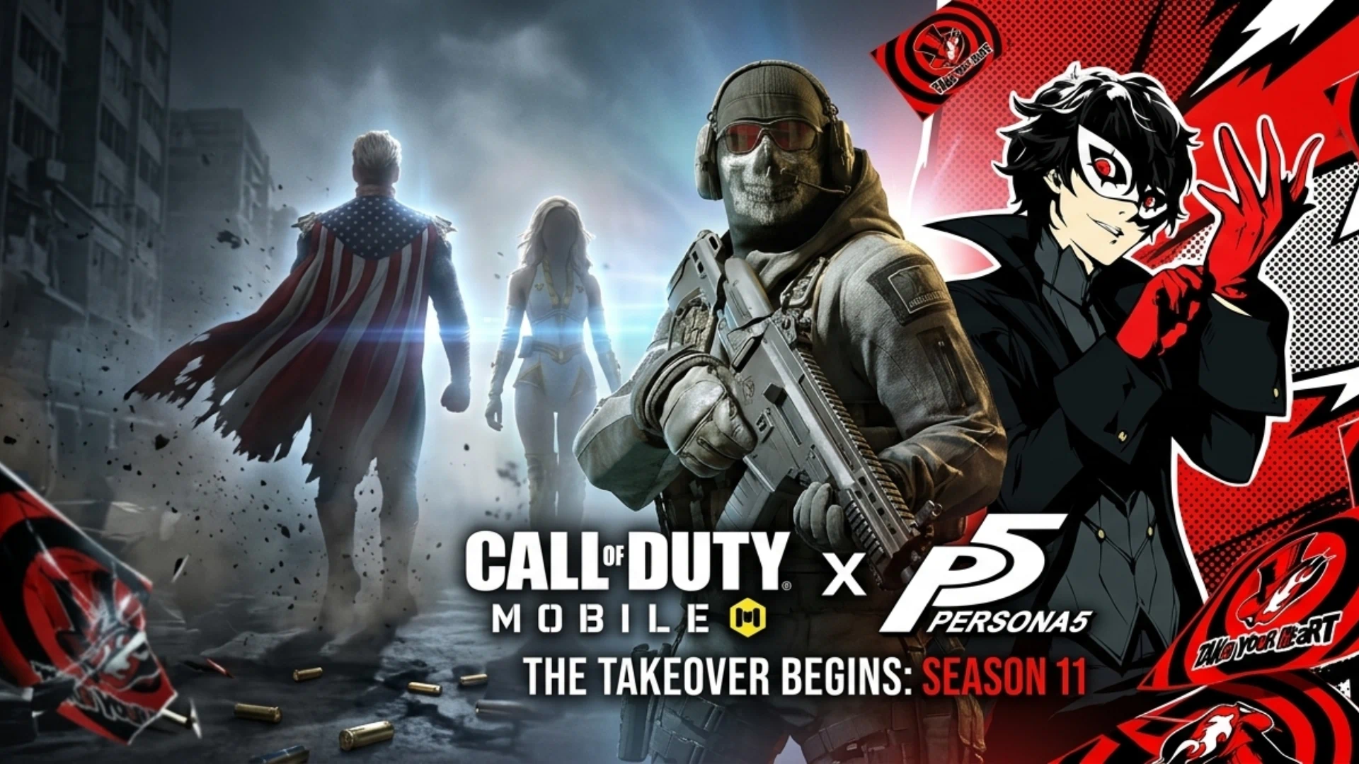 COD Mobile collaboration update featuring Persona 5 crossover