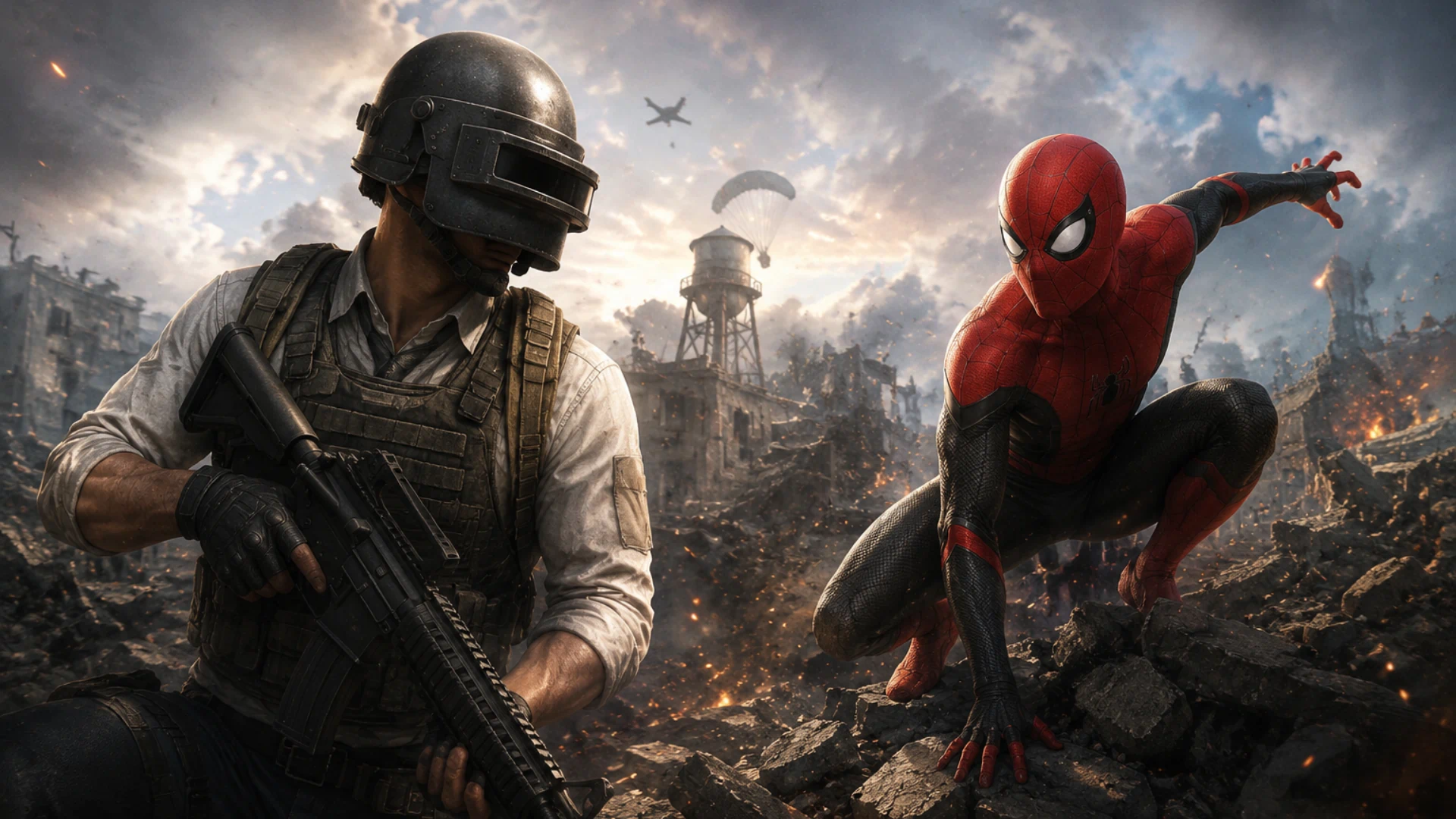 PUBG Mobile and Spider-Man Brand New Day crossover