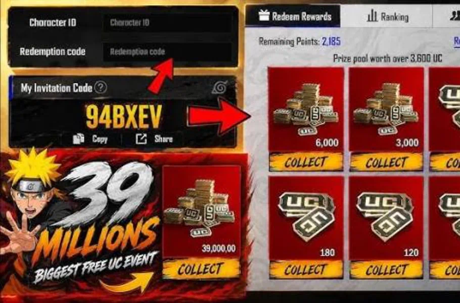 Get Free PUBG Mobile UC: Master the 39 Million UC Event
