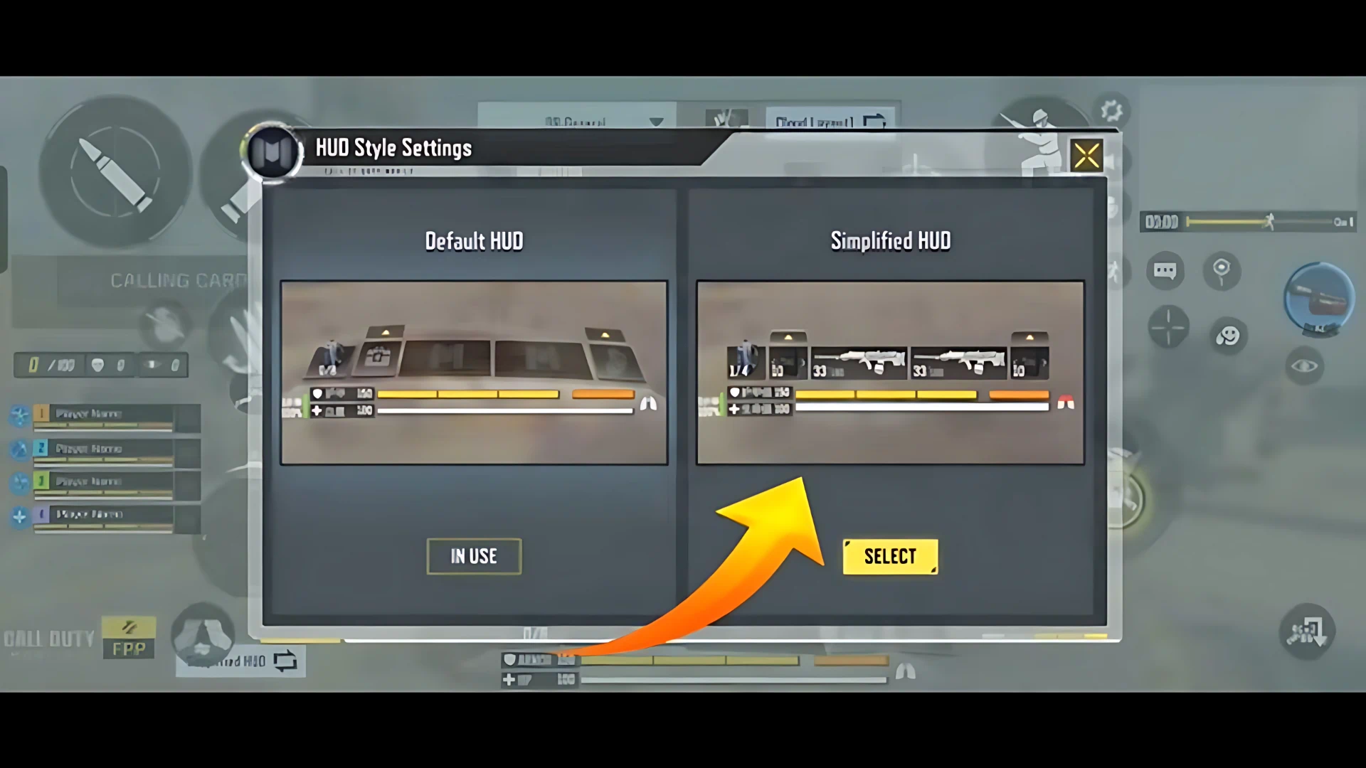 How to Organize the Remaining Buttons for a Cleaner HUD