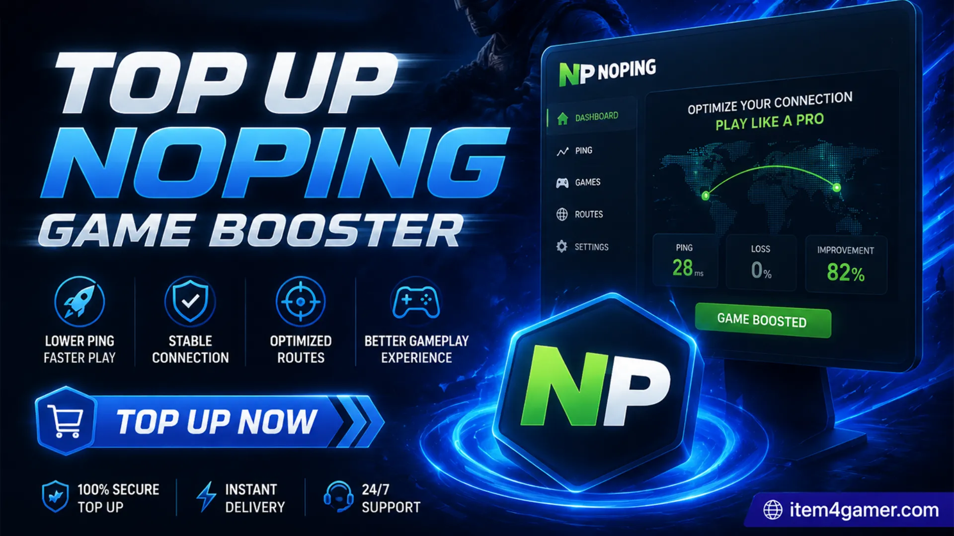 NoPing Game Booster