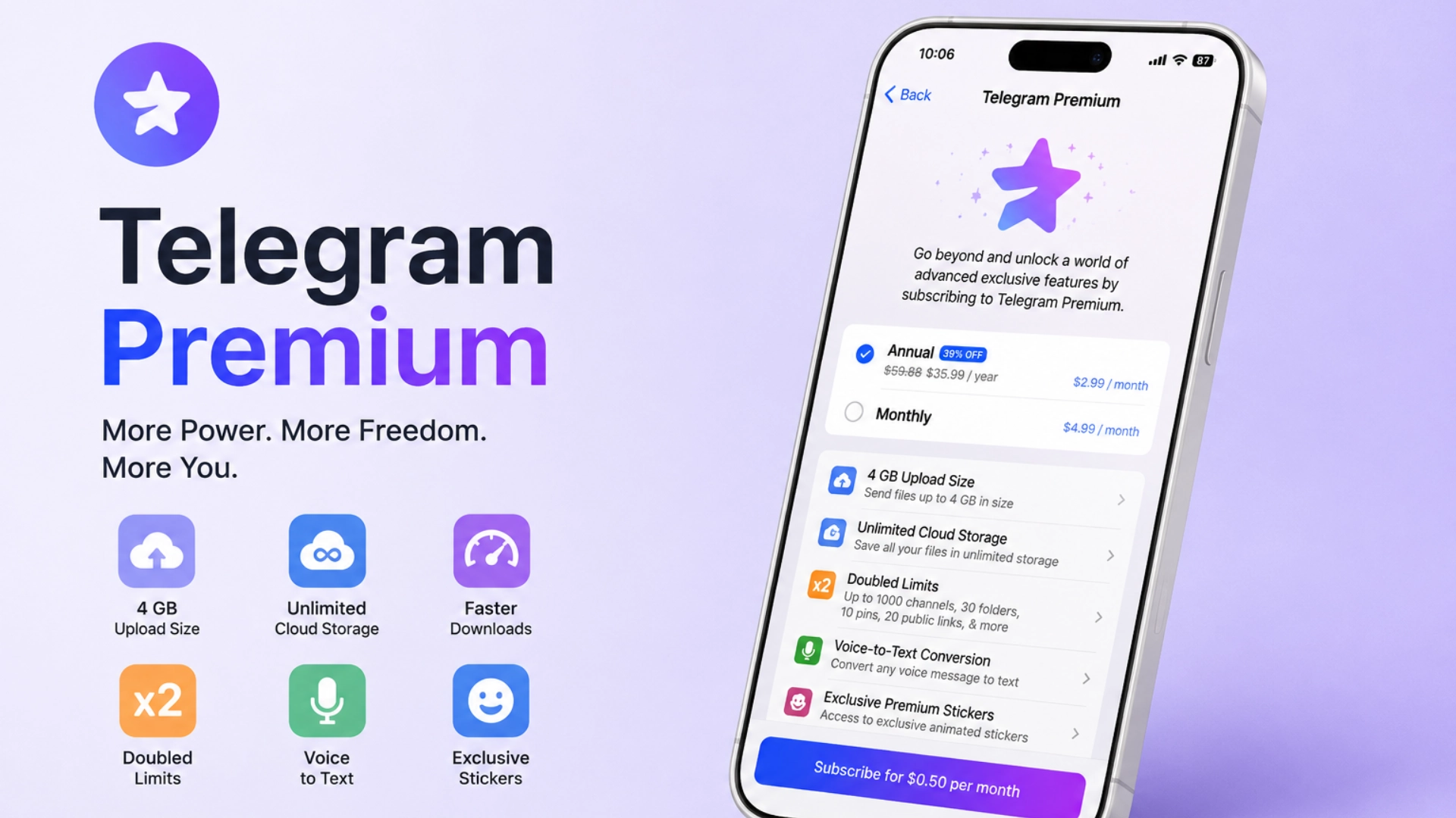 Telegram Premium Benefits