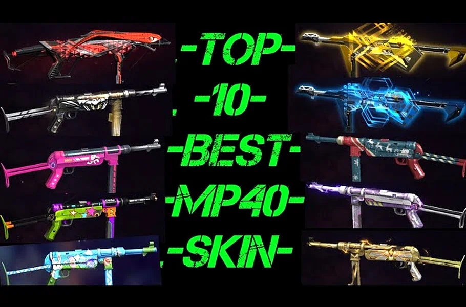 Top 10 Best MP40 Skins in Free Fire