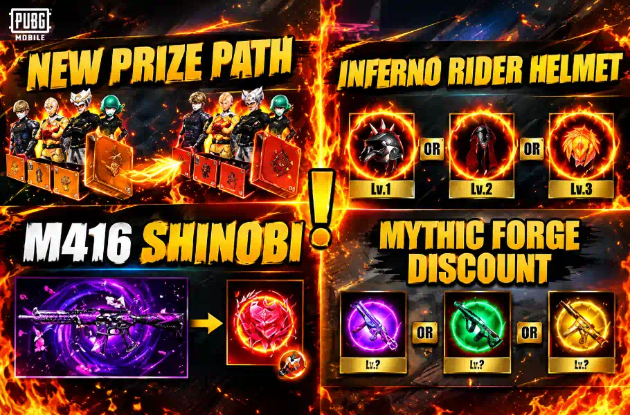PUBG Mobile New Update: Mythic Skins, Free Rewards & Big Changes!