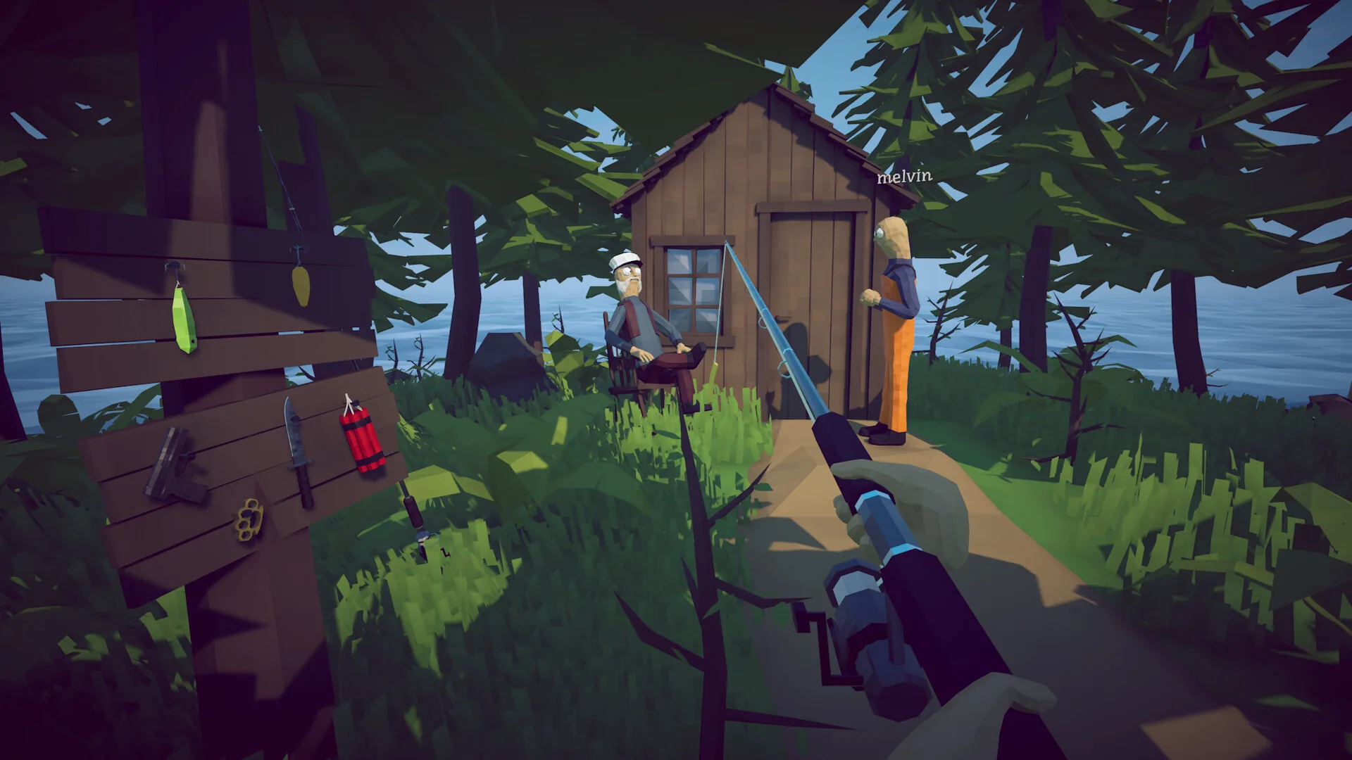 how to fish steam game
