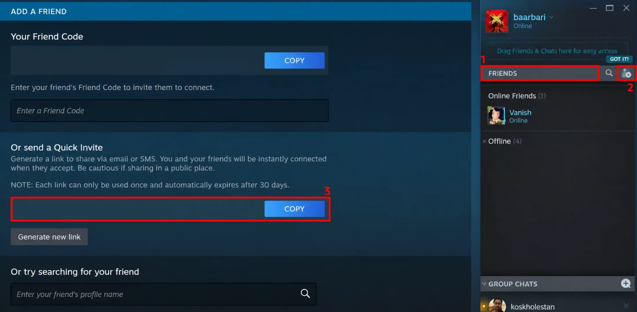 How to Add Friends on Steam