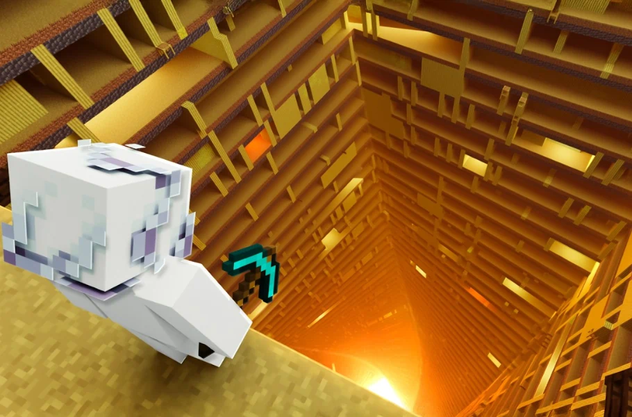 Building the Backrooms Movie in Minecraft